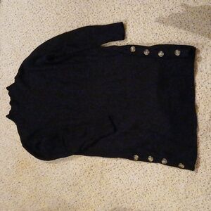 Banana Republic Black Midi Sweater Dress